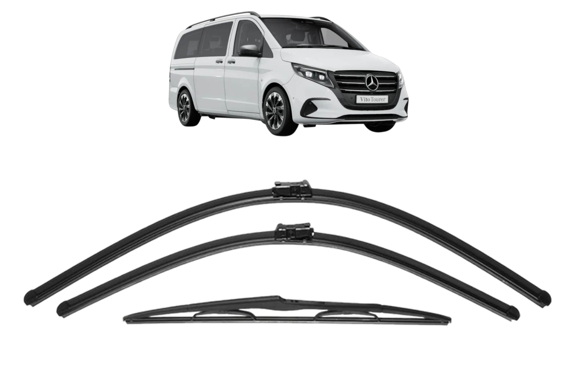 Replacement Wiper Blades For Mercedes-Benz Vito Tourer